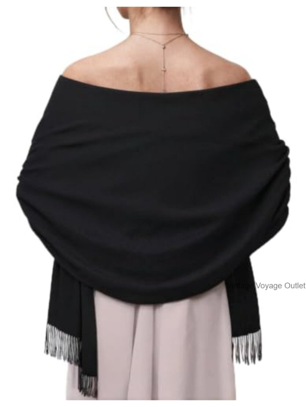 Pashmina Shawl Wrap Viscose Polyester Extra Large Wedding Evening Wrap